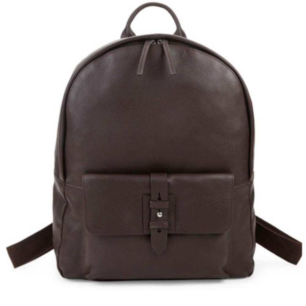 NWT Cole Haan Men's Pebbled Leather Backpack
